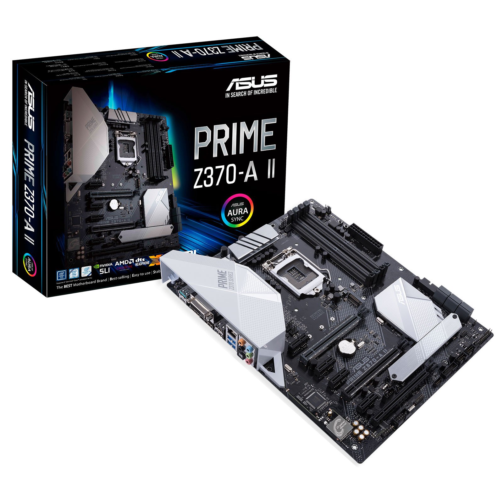 Asus PRIME Z370-A II ATX  - Carte mère Asus - Cybertek.fr - 0