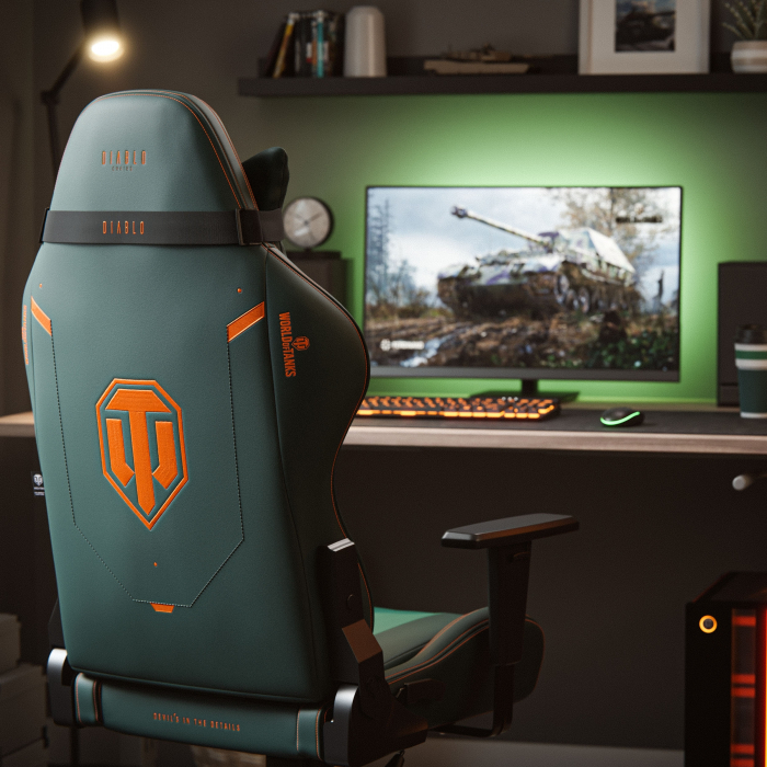 Diablo Chairs  X-One 2.0 Vert - Siège PC Gamer - Cybertek.fr - 7