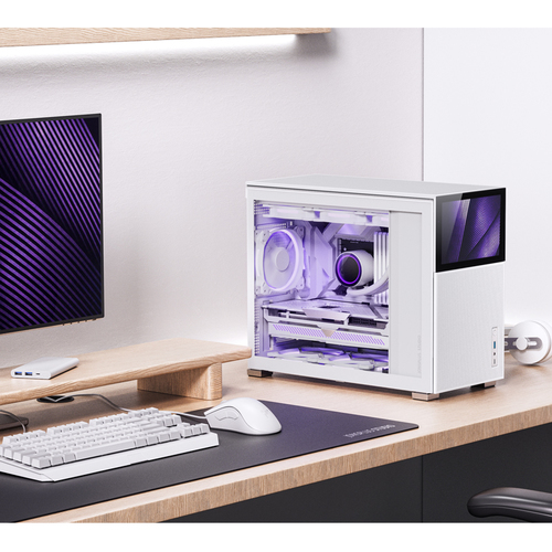 Jonsbo D31 Mesh Blanc Screen  - Boîtier PC Jonsbo - Cybertek.fr - 3