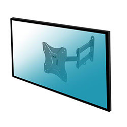 image produit Kimex International Support mural articulé 3 axes pour écran 23"-42" double bras Cybertek