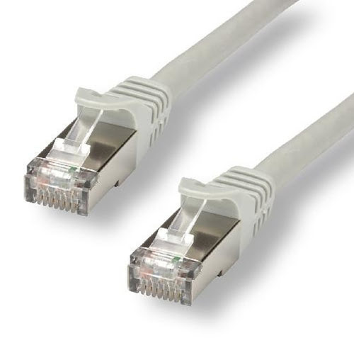 Câble réseau RJ45 CAT 8 S/FTP 100% cuivre Couleur Noir Longueur Cable  reseau 0,15 m