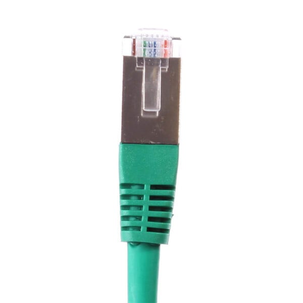 Câble réseau RJ45 CAT6 FTP - 10m Vert  - Connectique réseau - 2