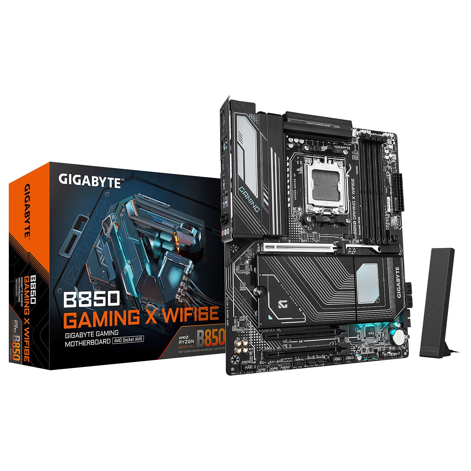 Gigabyte B850 GAMING X WIFI6E ATX  - Carte mère Gigabyte - 0