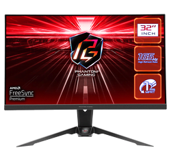 image produit ASRock PG32QF2B - 32" QHD 165Hz avec Antenne Wifi Cybertek