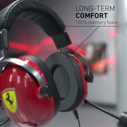 ThrustMaster FERRARI T Stereo Rouge - Micro-casque - Cybertek.fr - 8