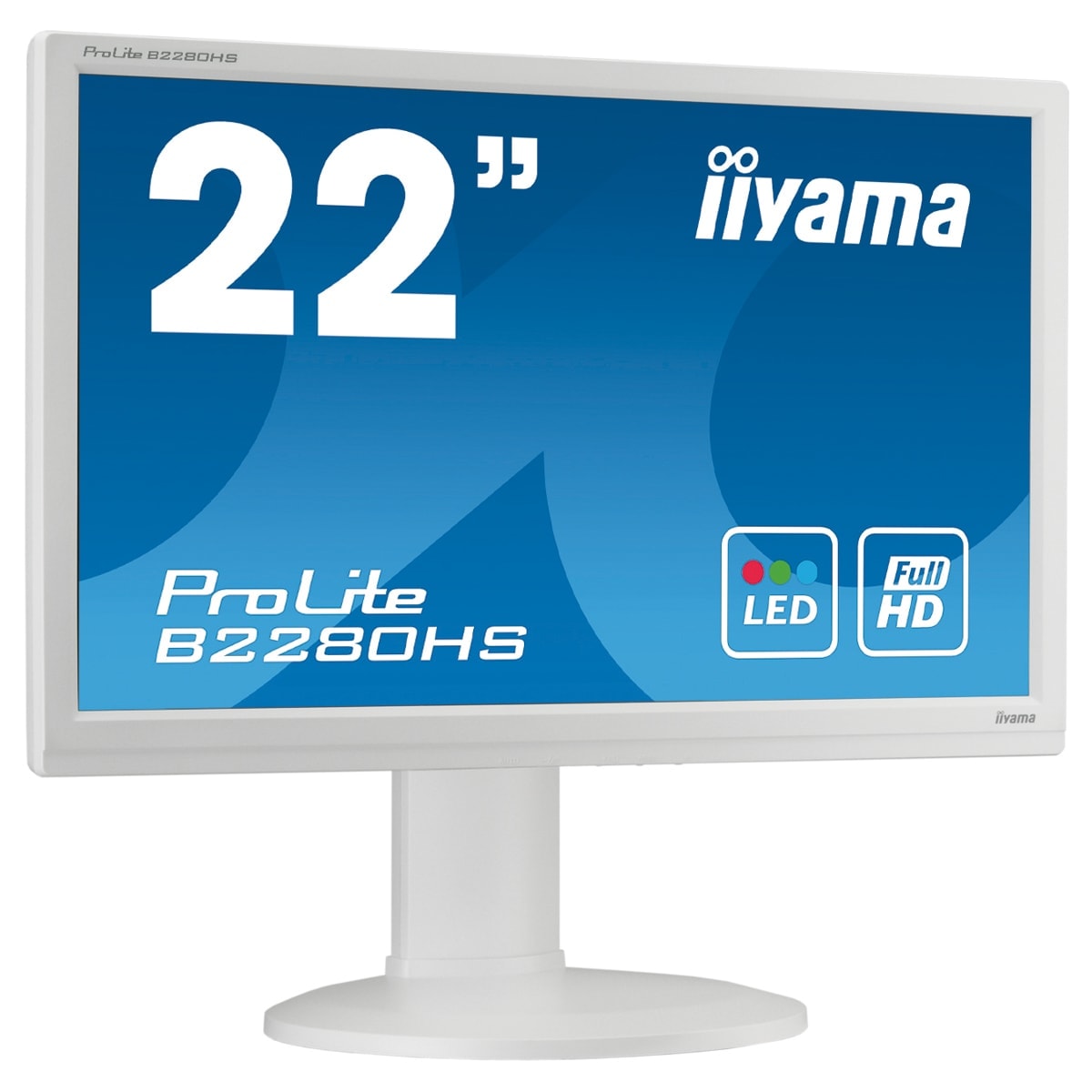 Iiyama 22"  B2280HS-W1 - Ecran PC Iiyama - Cybertek.fr - 0