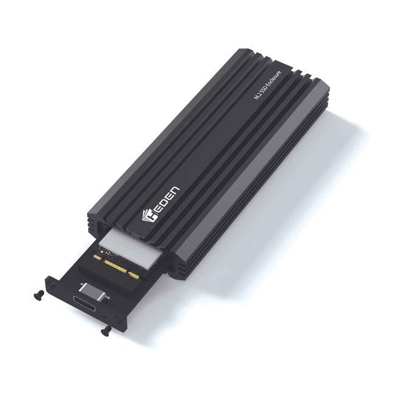 Cas de SSD noir - Boîtier Pour Disque Dur Sata Ssd 2.5 Pouces, Usb