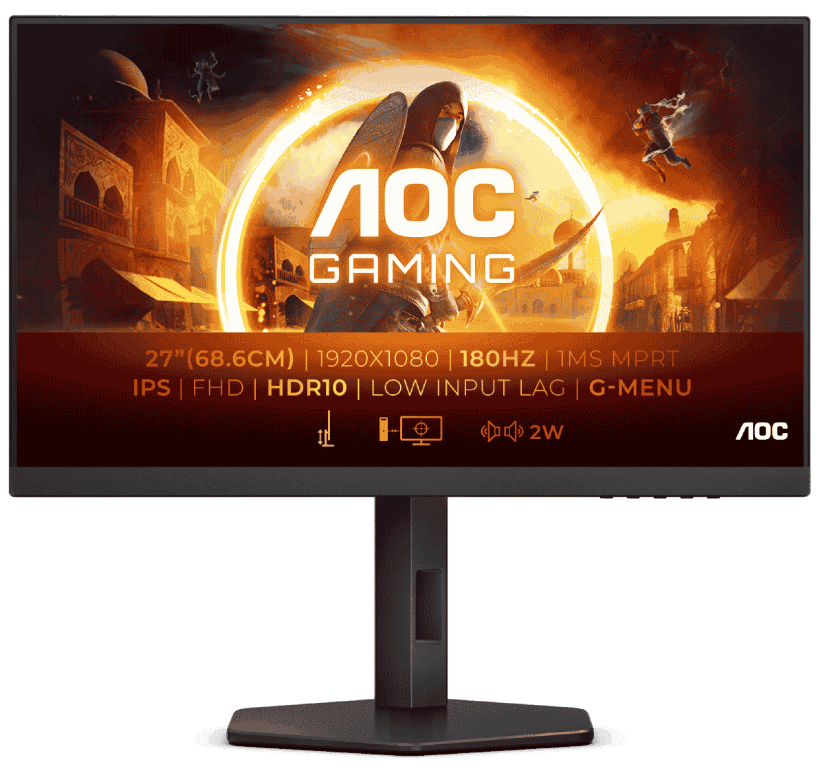 AOC 27"  27G4X - Ecran PC AOC - Cybertek.fr - 0