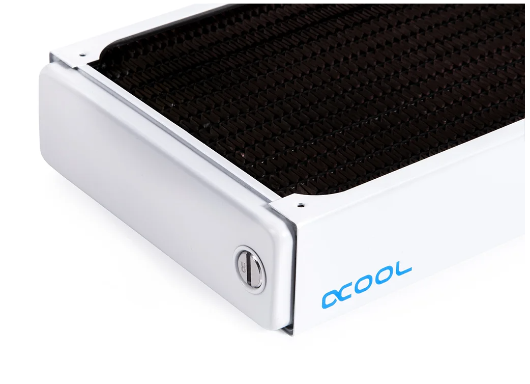 Alphacool Radiateur 360mm  Blanc -  HPE-45 Full Cuivre - Watercooling - 4