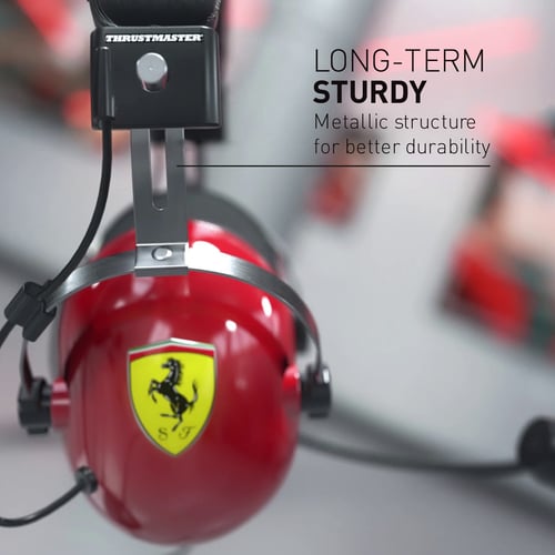 ThrustMaster FERRARI T Stereo Rouge - Micro-casque - Cybertek.fr - 9