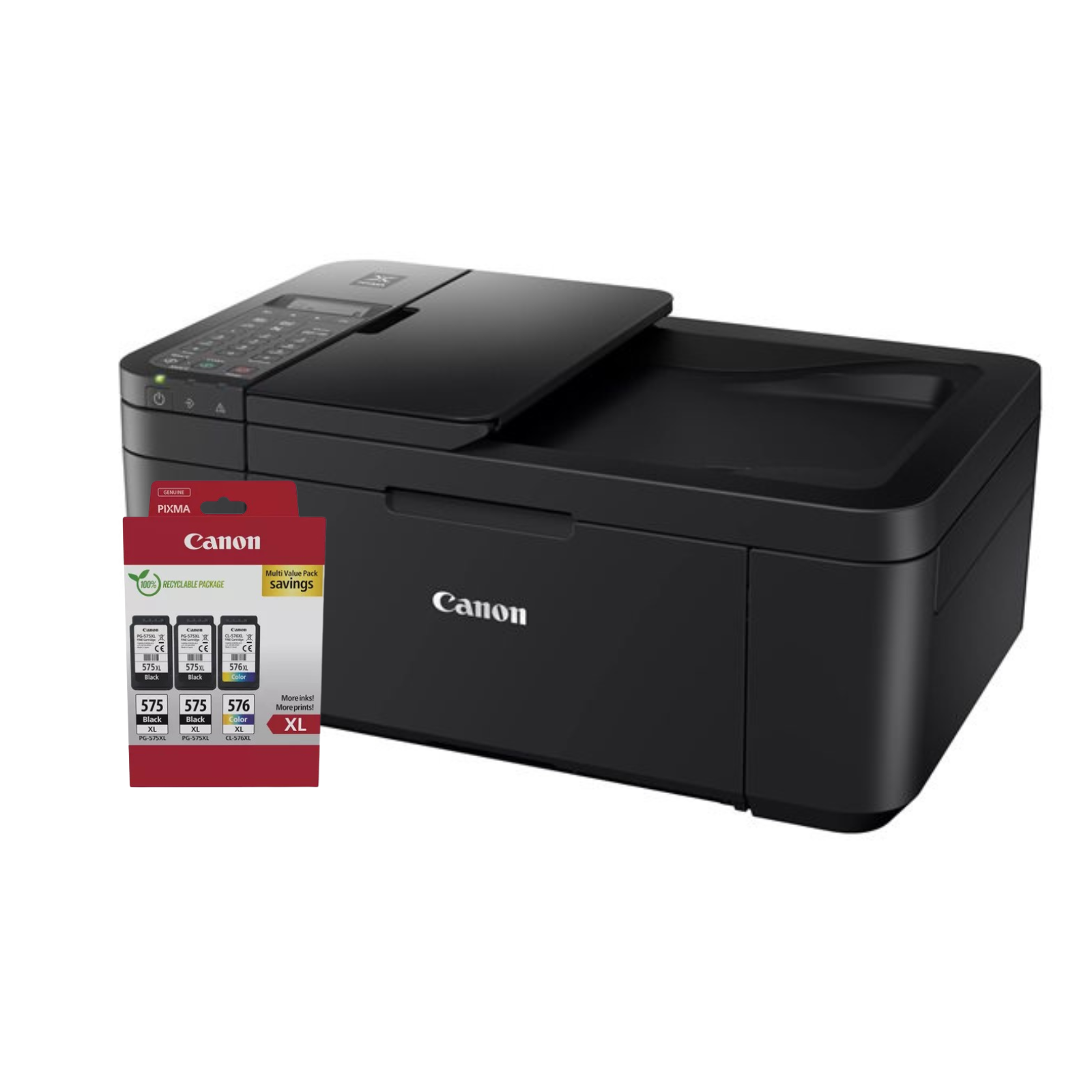 Imprimante multifonction Canon Bundle PIXMA TR4750i + Pack de 3 cartouches - 0