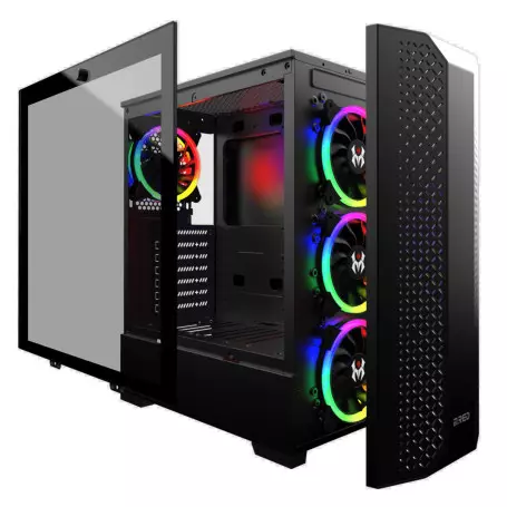 M.RED MT/Sans Alim/ATX Noir - Boîtier PC M.RED - Cybertek.fr - 1