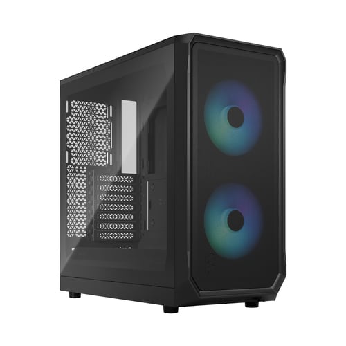 Fractal Design Focus 2 RGB Black TG Clear Tint Noir - Boîtier PC - 0