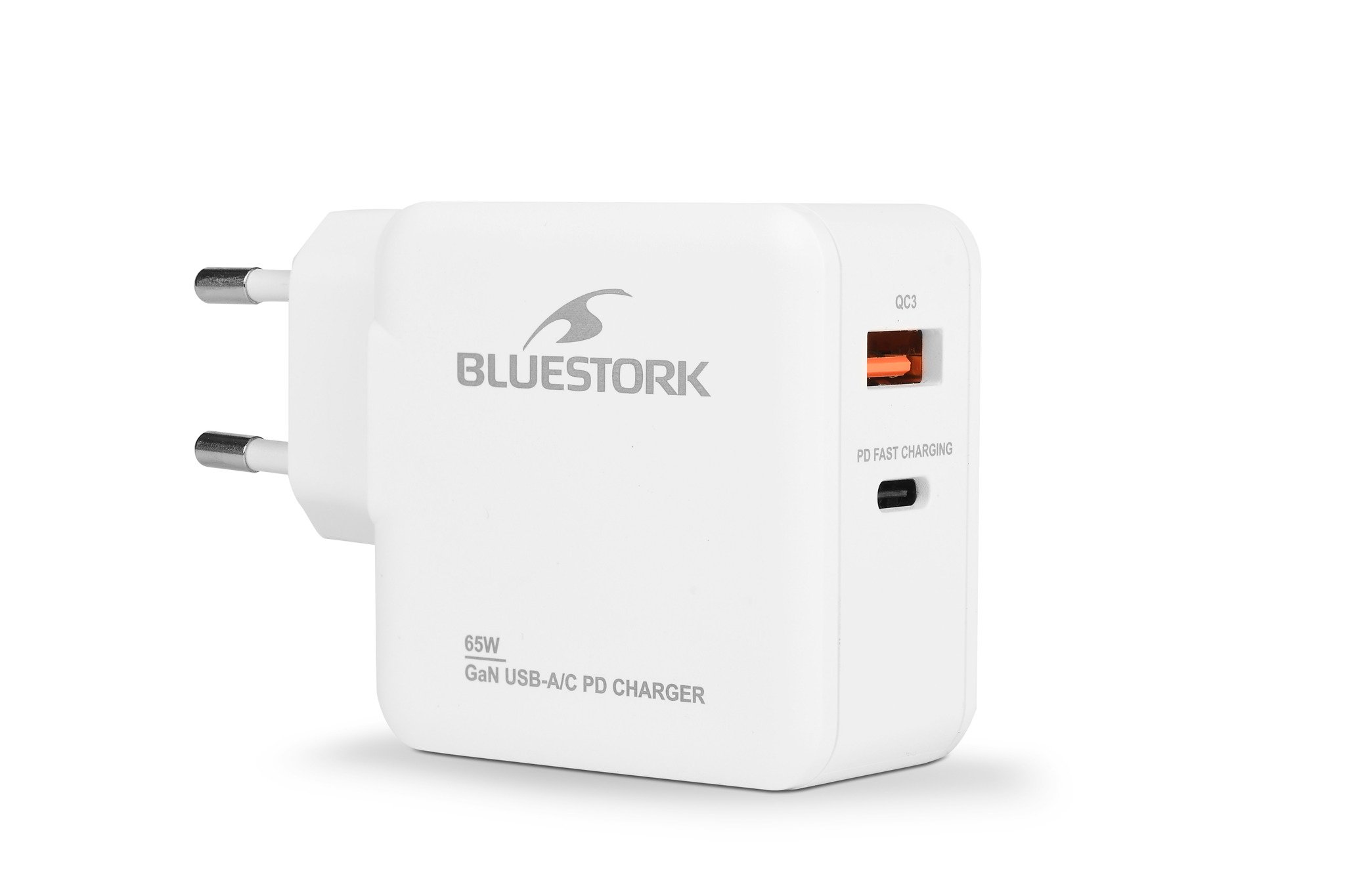 GAN TECH 65W - USB-C/A - Blanc - Accessoire PC portable Bluestork - 3