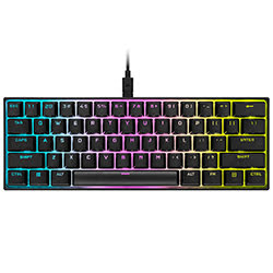 image produit Corsair K65 RGB Mini 60% Noir (Cherry MX Red) Cybertek