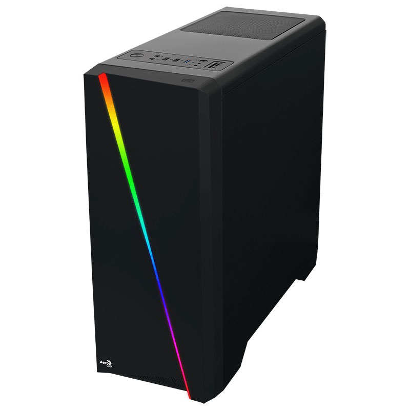 Aerocool Cylon RGB Black Noir - Boîtier PC Aerocool - Cybertek.fr - 3