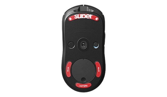 SuperGlide Patins Verre V2 - Logitech G Pro Wireless - Rouge (LGPSGR2) - Achat / Vente Modding sur Cybertek.fr - 1