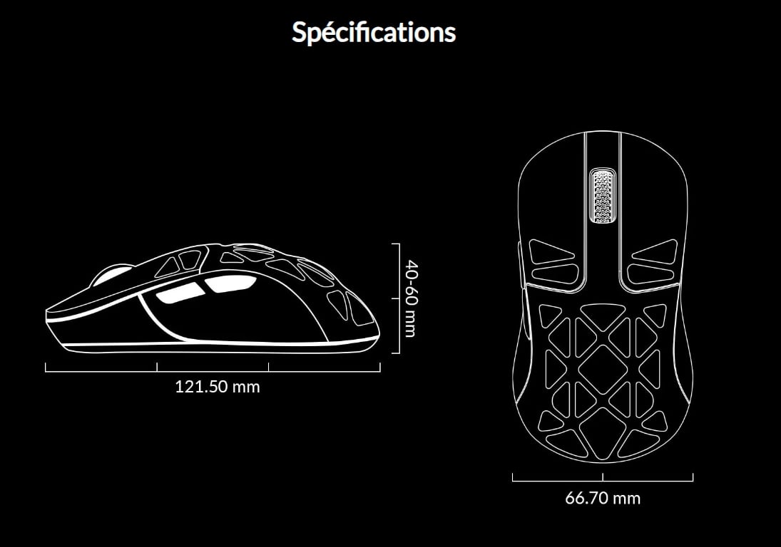 Keychron M3 Mini 4000Hz Wireless - Souris PC Keychron - 10