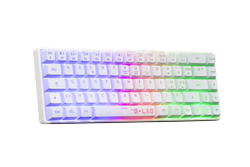 Clavier PC The G-LAB KEYZ HYDROGEN WIRELESS - Sans fil - Blanc Cybertek