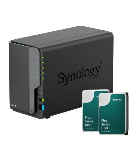 Synology DS224+ - 2 Baies avec 2 Disques de 8 To# - Serveur NAS - 0