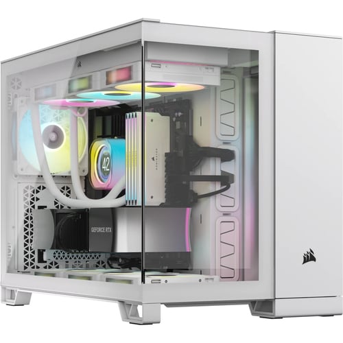 Corsair MT/SansAlim/ATX Blanc - Boîtier PC Corsair - Cybertek.fr - 0