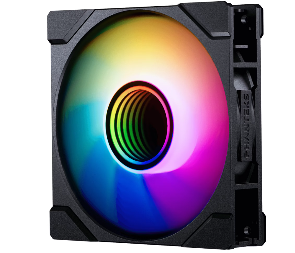 Phanteks M25 Gen2 PWM Reverse Airflow Noir 120mm D-RGB - Ventilateur boîtier - 0