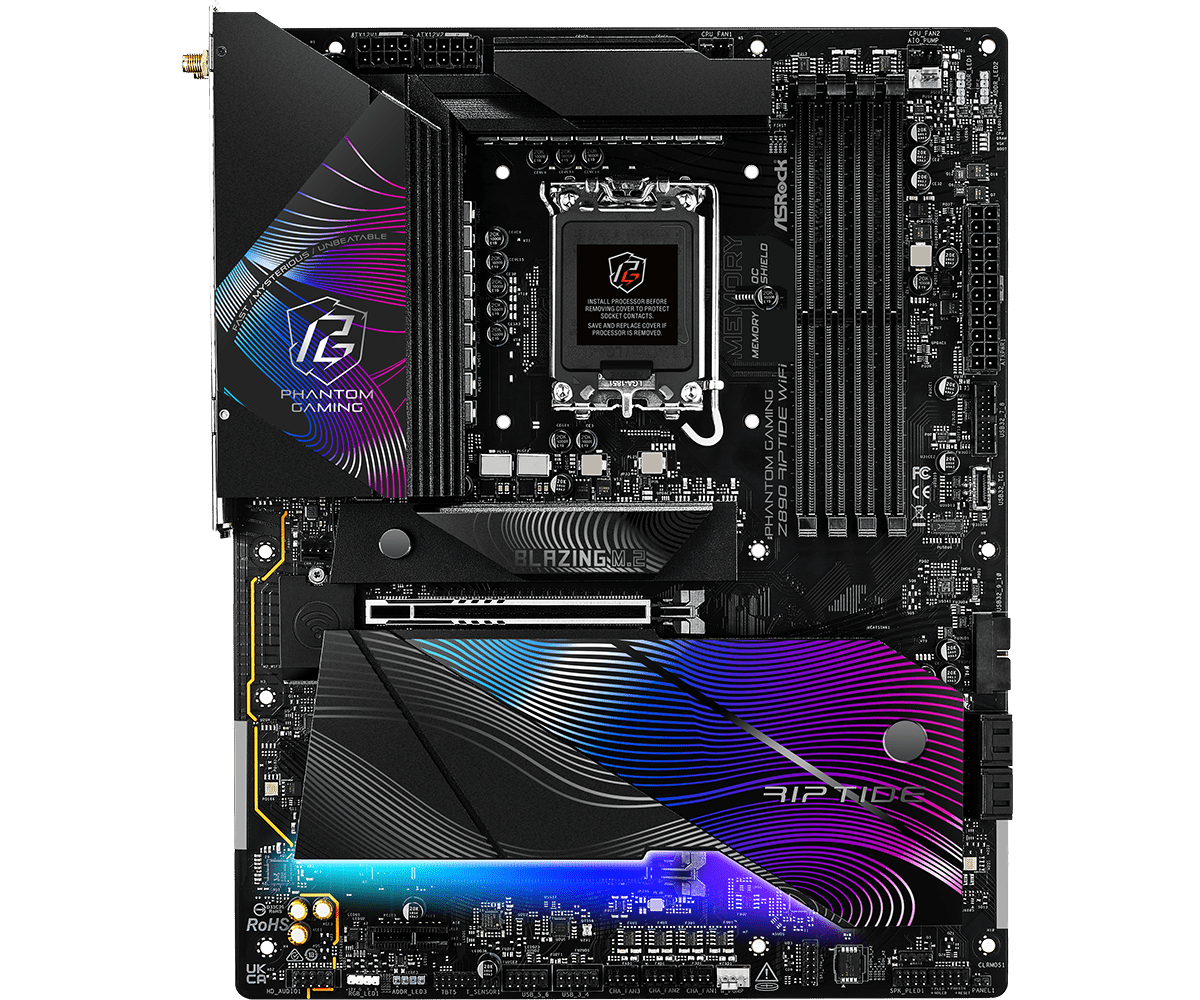 ASRock Z890 RIPTIDE WIFI ATX  - Carte mère ASRock - Cybertek.fr - 1