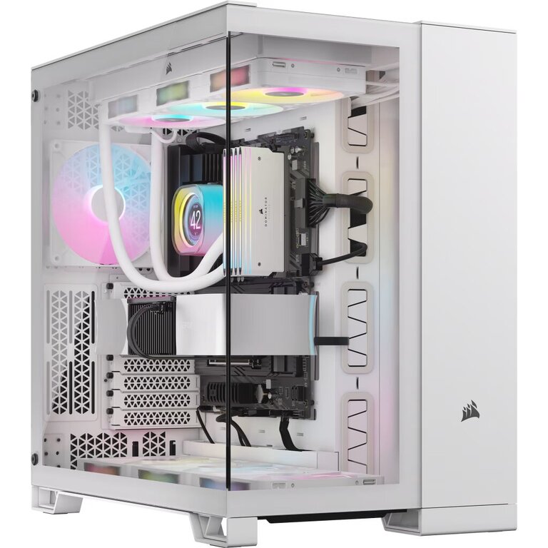 Corsair 6500X Blanc/Bamboo Blanc - Boîtier PC Corsair - 0