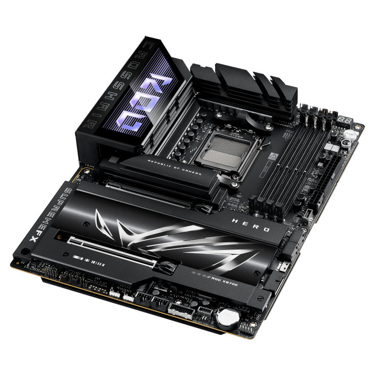 Asus ROG CROSSHAIR X870E HERO ATX  - Carte mère Asus - Cybertek.fr - 4