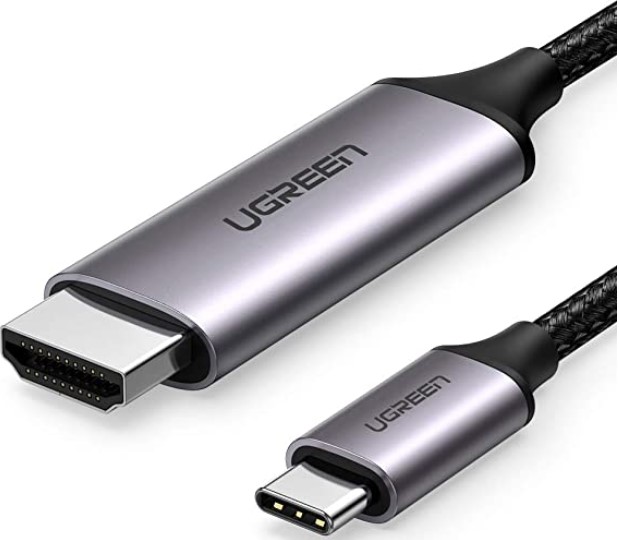 Câble USB-C vers HDMI/4K 60Hz/1.5m/Tressé/Noir - 0