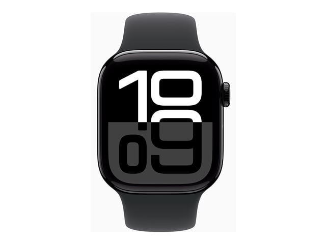 Apple Watch Series 10  - OLED/64Go/Wifi-GPS - Noir  (MWWE3QF/A) - Achat / Vente Objet connecté / Domotique sur Cybertek.fr - 1