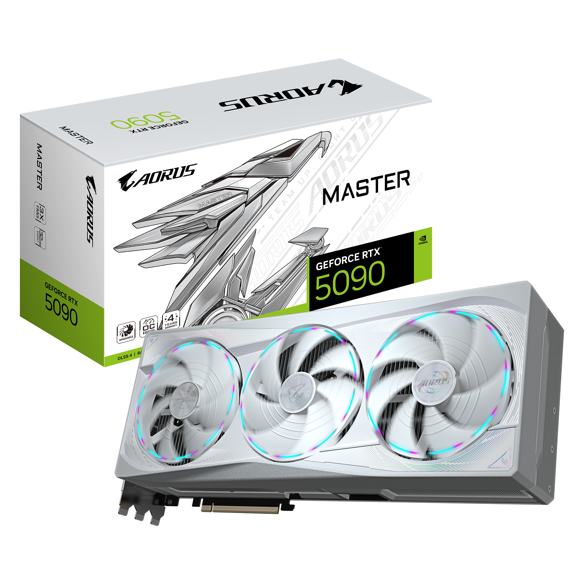 Gigabyte AORUS GeForce RTX 5090 MASTER ICE 32G - Carte graphique - 0