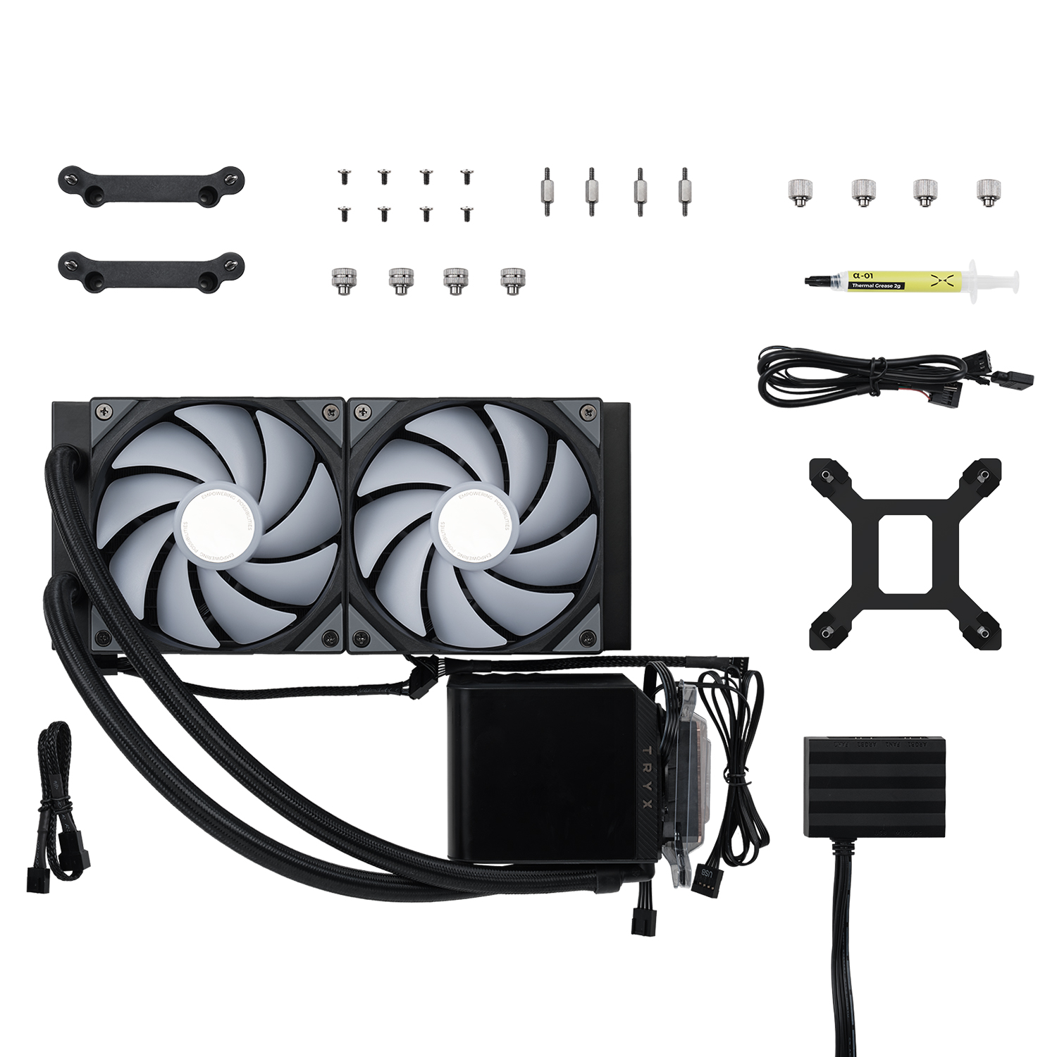 TRYX PANORAMA AIO ARGB - 240 mm - Watercooling TRYX - Cybertek.fr - 4