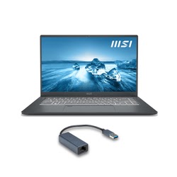 image produit MSI Prestige 15 A12SC-033XFR + Dongle USB vers RJ45 Cybertek