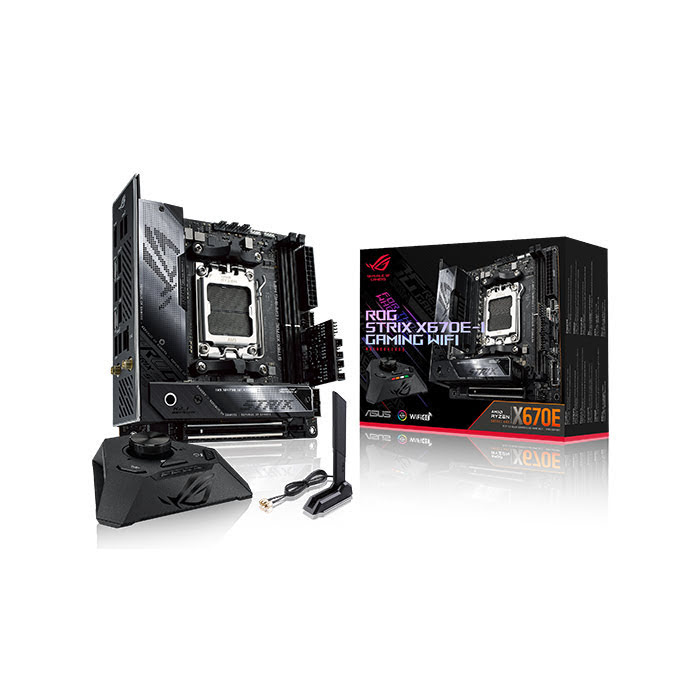 Asus ROG STRIX X670E-I GAMING WIFI Mini-ITX  - Carte mère Asus - 0