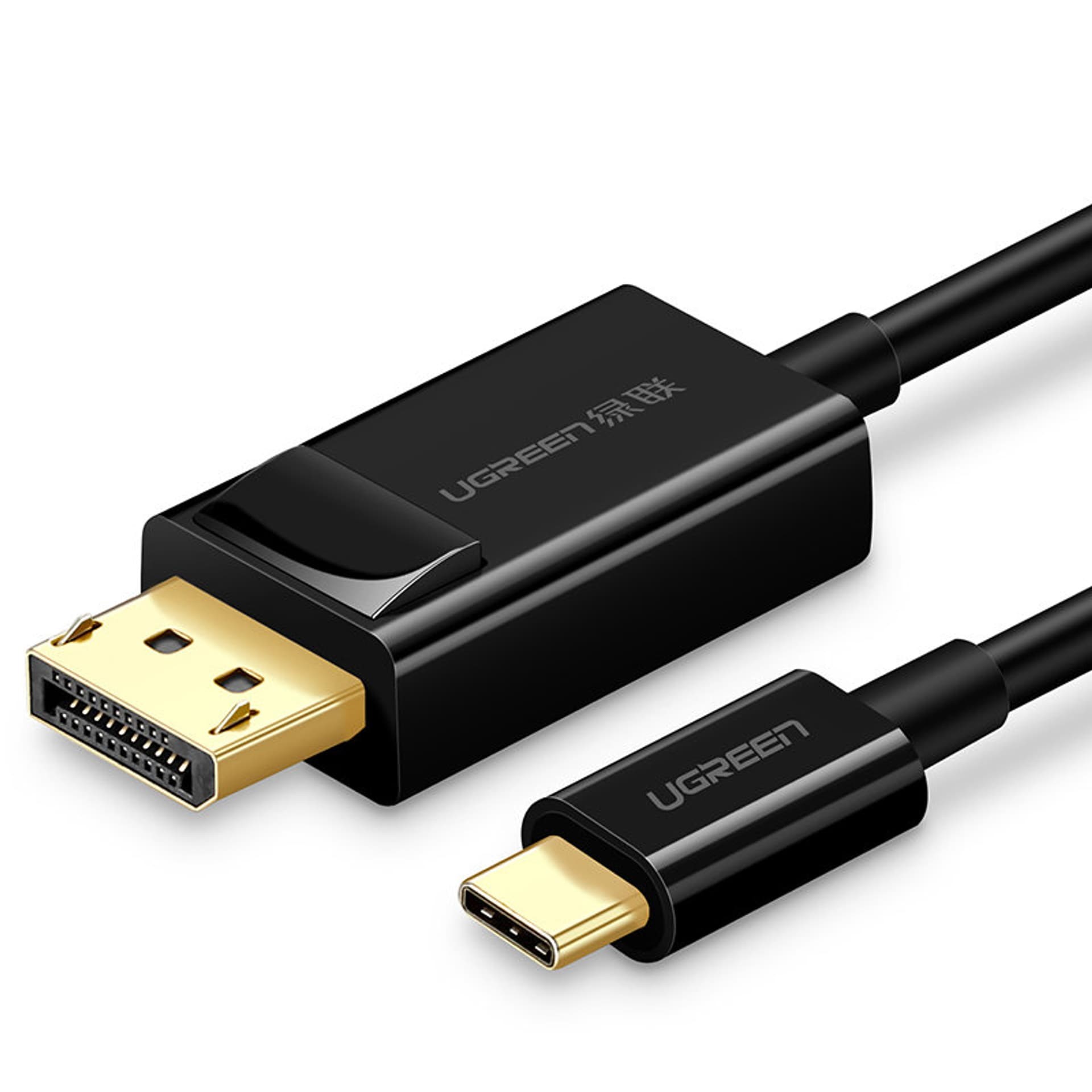 Câble USB-C vers DP/4K 30Hz/1.5m/Noir - Connectique TV/Hifi/Video - 0