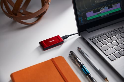 Kingston XS1000 Red USB-C 3.2 1To (SXS1000R/1000G) - Achat / Vente Disque SSD externe sur Cybertek.fr - 7