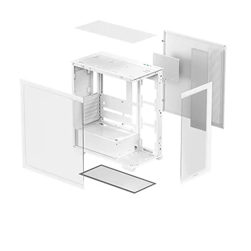 Deepcool MT/SansAlim/ATX Blanc - Boîtier PC Deepcool - Cybertek.fr - 10