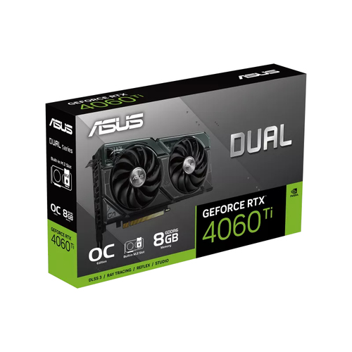 Asus Dual GeForce RTX 4060 Ti SSD OCD Edition 8Go - Carte graphique - 14