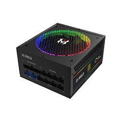 Alimentation M.RED ATX 850W - 80+GOLD - F.Mod/RGB - MRR-850A (BLACK) Cybertek