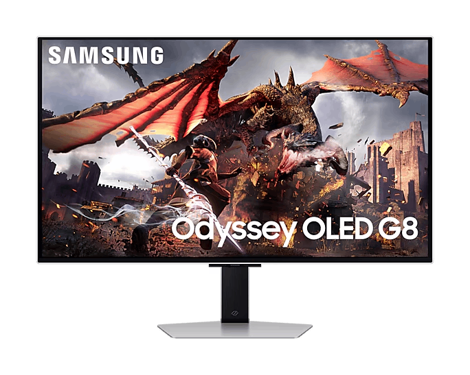 image produit Samsung Odyssey OLED G8 - 32" OLED MATE 4K 240hz 0.03ms Smart TV Plus avec Wifi/Bluetooth Cybertek