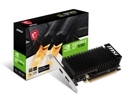 image produit MSI GeForce GT 1030 4GHD4 LP OC Cybertek