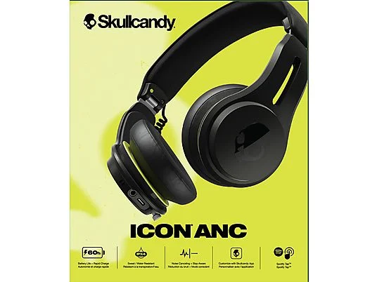 Skullcandy ICON ANC WIRELESS Stereo Noir - Micro-casque - 7