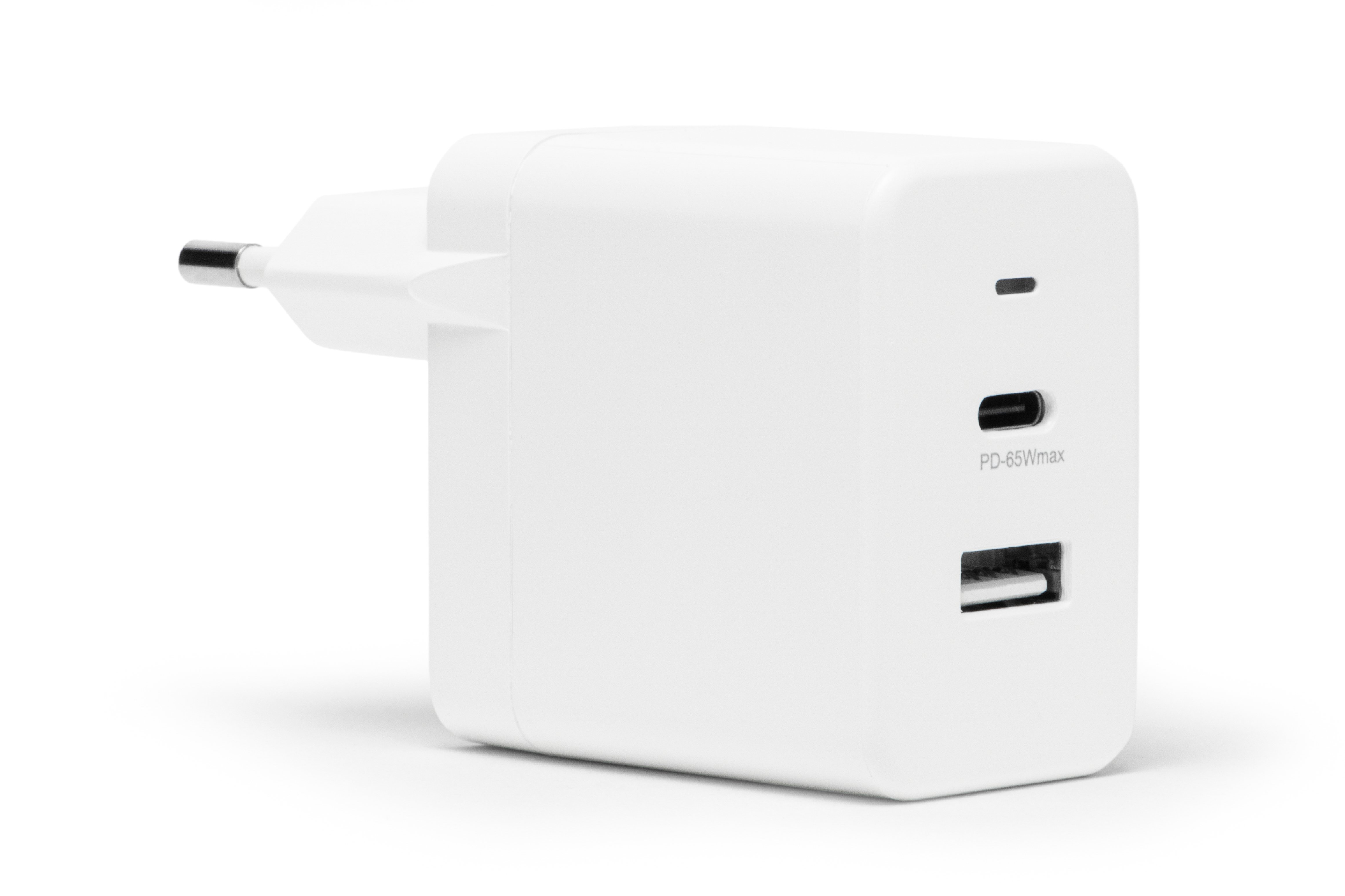 Bluestork 65W USB C - Blanc/Détachable  (PW-NB-65-C-GAN-W) - Achat / Vente Accessoire alimentation sur Cybertek.fr - 1