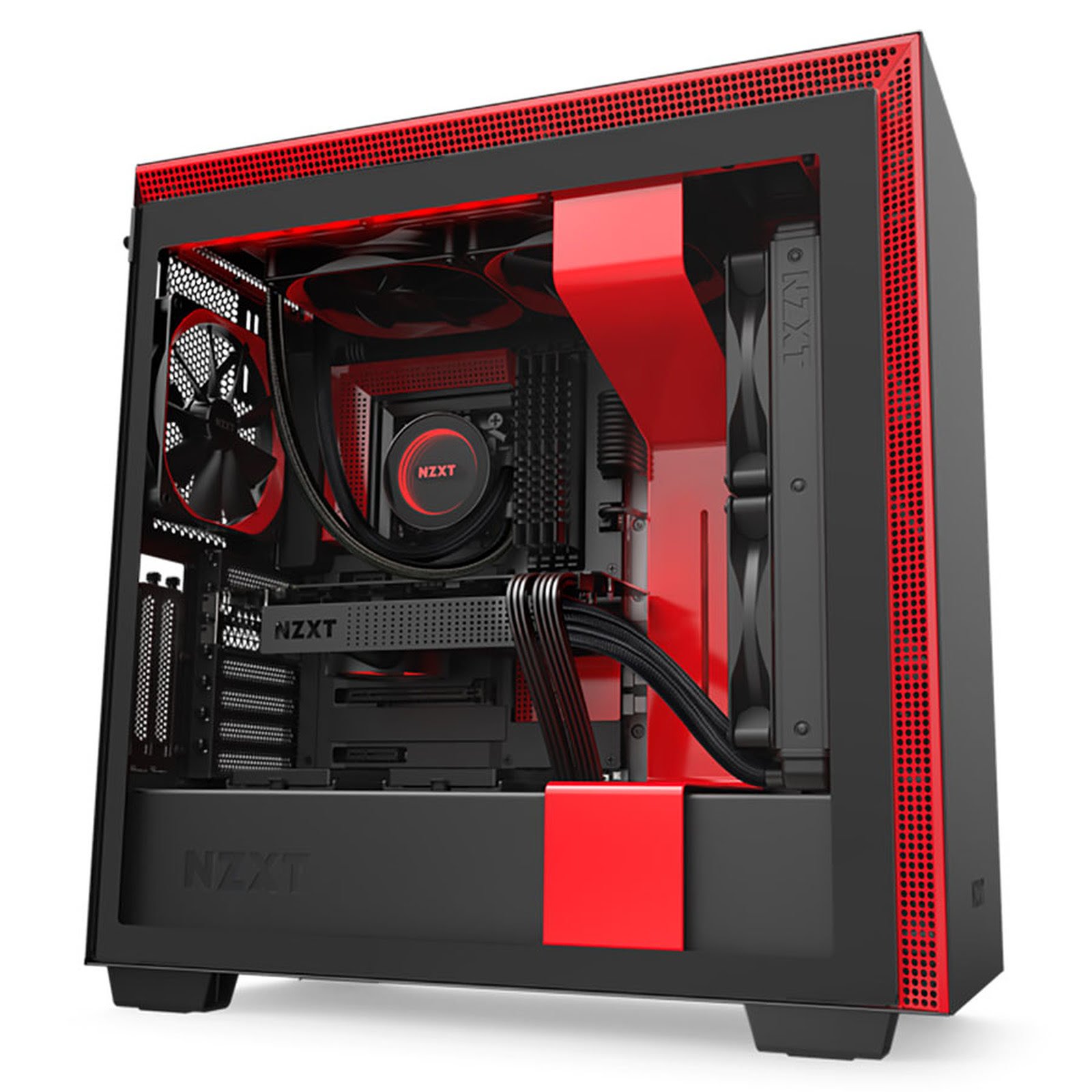 NZXT H710i Noir/Rouge Rouge - Boîtier PC NZXT - Cybertek.fr - 0