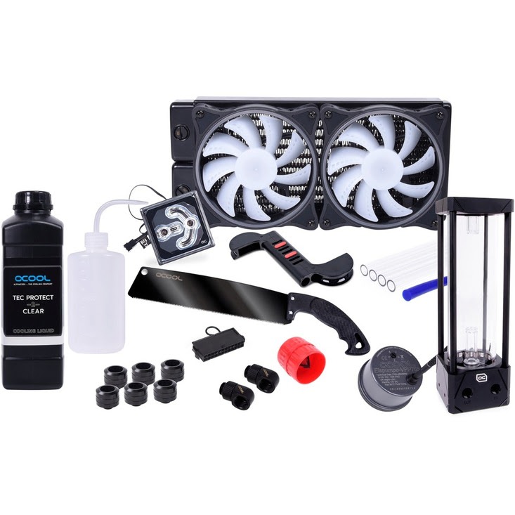 Alphacool Kit Watercooling complet - Hurrican 240mm XT45
