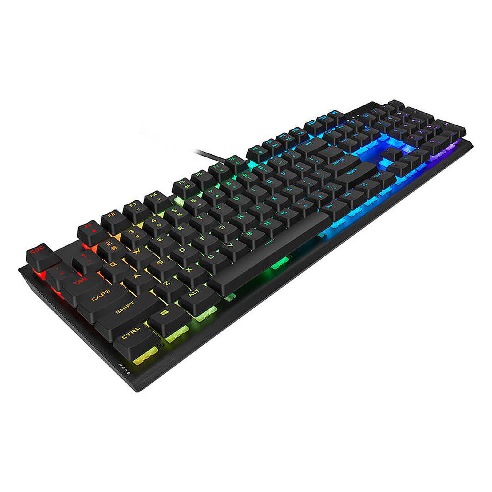 Corsair K60 RGB PRO MX Cherry Low Profile CH-910D018-FR - Clavier PC - 1