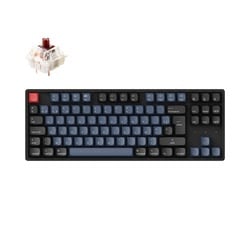 image produit Keychron K8 PRO QMK RGB - Sans fil - TKL - Switch Marron Cybertek