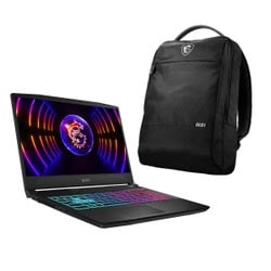 PC portable MSI Katana 15 B13UDXK-1800XFR - 15.6" FHD 144Hz i5-13420H 3050 16Go 512Go Sans OS + Sac à dos MSI Cybertek