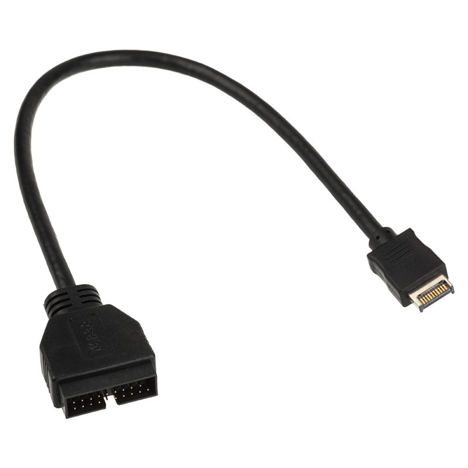 Kalea-Informatique - Adaptateur USB type E sur connecteur interne USB 3.0  USB3 19 points Femelle. - Carte Contrôleur USB - Rue du Commerce